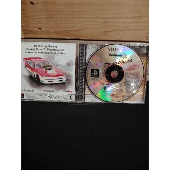 IHRA Motorsports Drag Racing (Sony Playstation, PS1, 2001) Complete - Picture 3 of 3